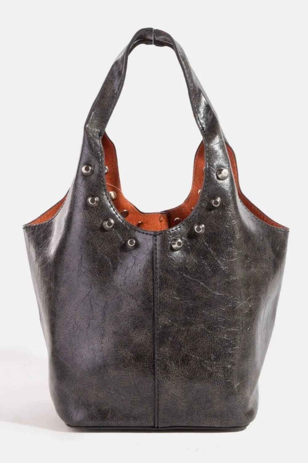 The Pretty Spot™ Fame Weathered Studded Tote Bag | The Pretty Spot