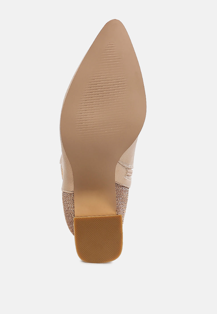 Close-up of a shoe sole with a beige color on a white background