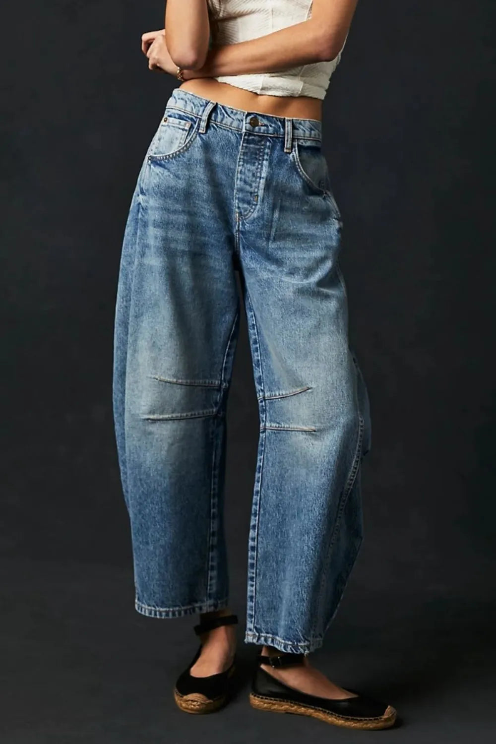 The Pretty Spot™ Multi-Print Wide-Leg Jeans | The Pretty Spot